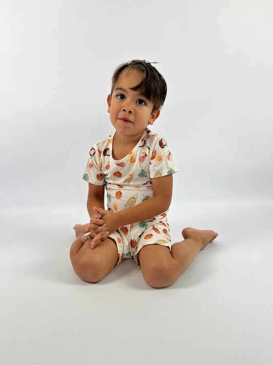 Surf & Coconut Short PJ Set