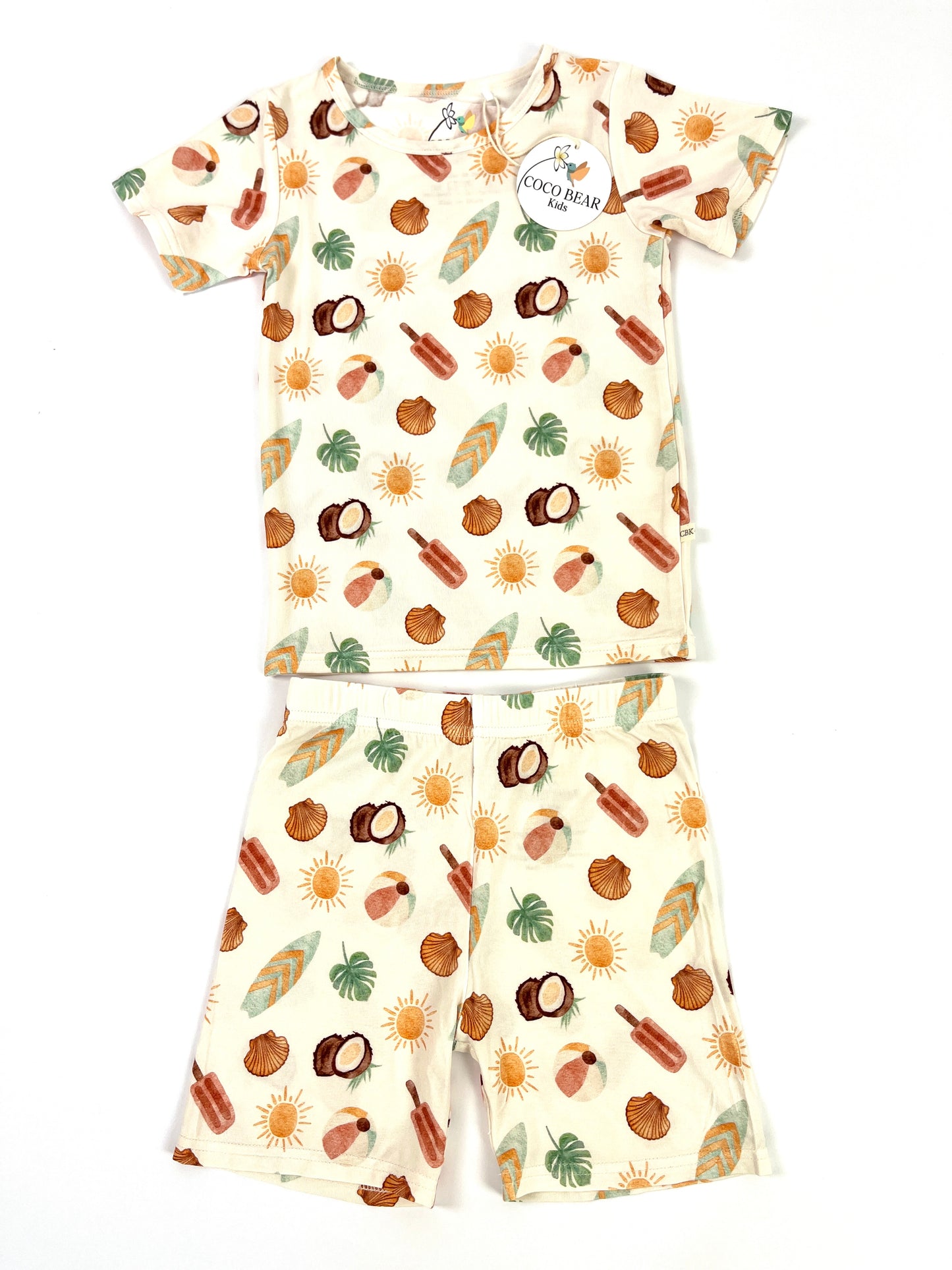 Surf & Coconut Short PJ Set