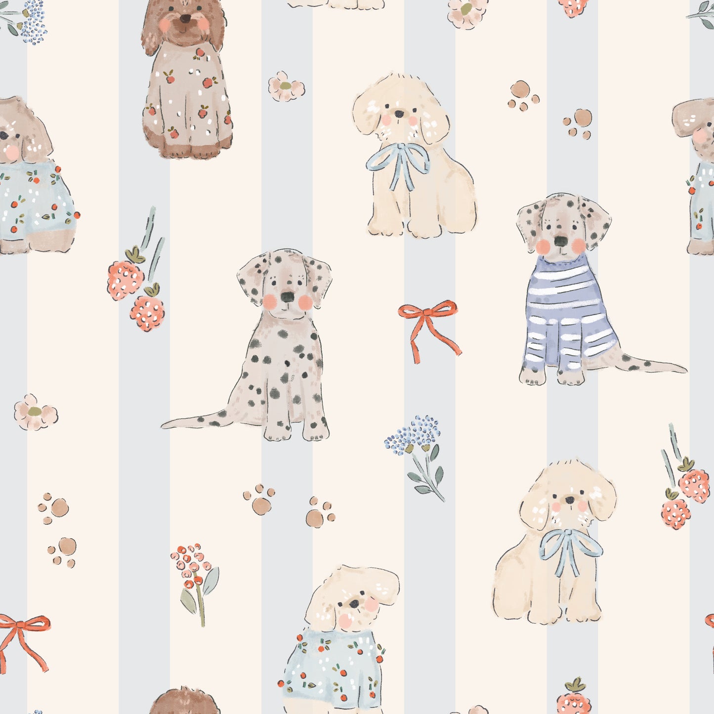 Puppy Love Short Sleeve Romper