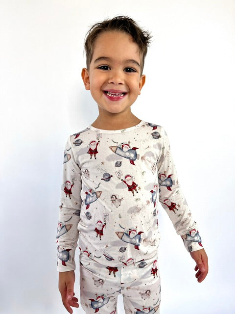 Rocket Santa PJ Set