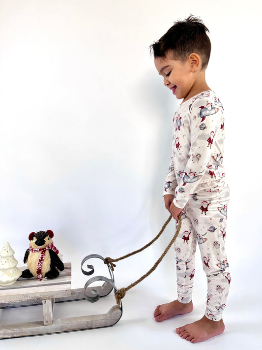 Rocket Santa PJ Set